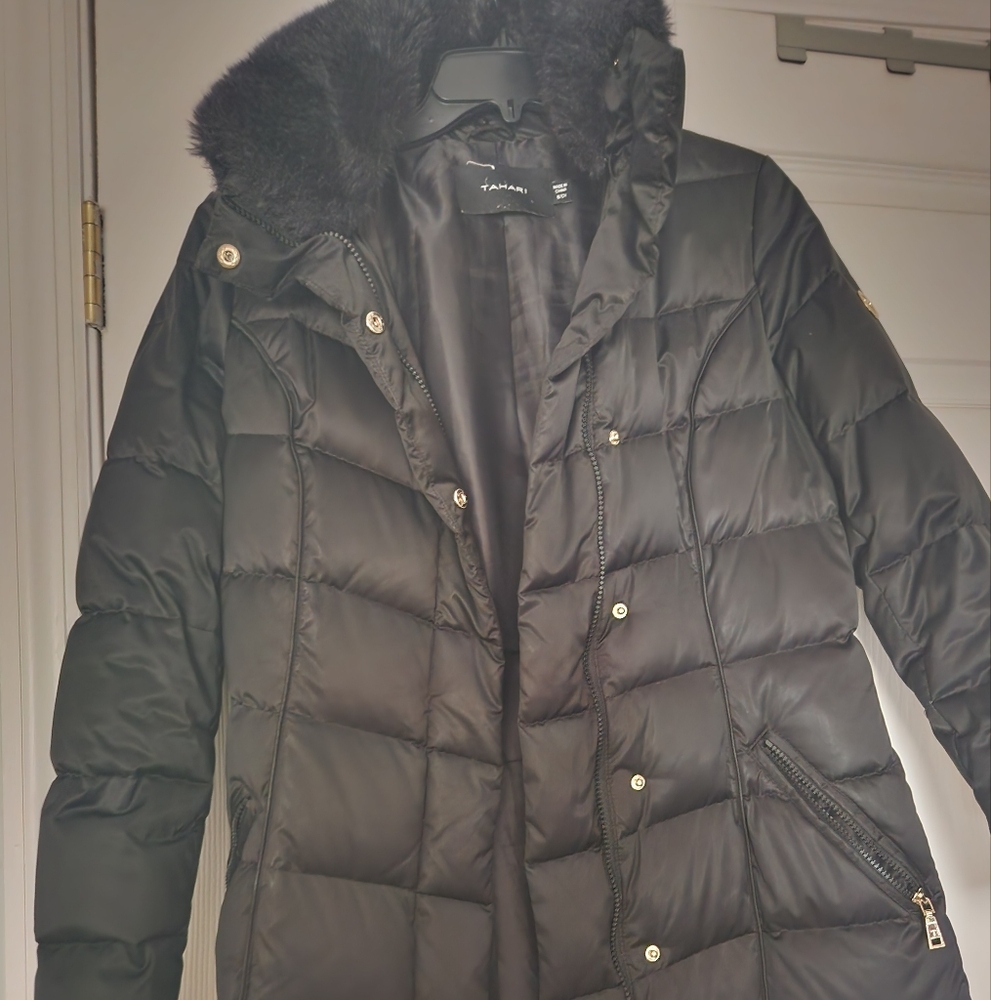 Tahari down coat